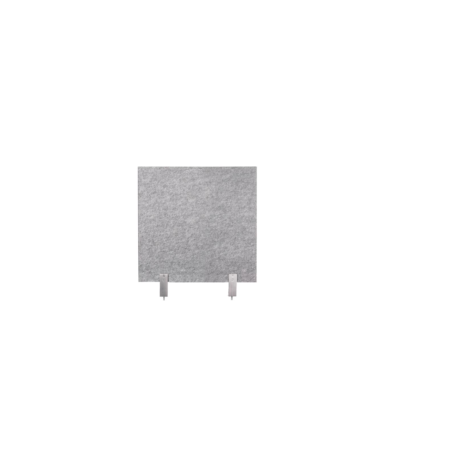 Schreibtisch-Set desktopz Klemme Farbe: grau, Größe: 50x50x2,5cm