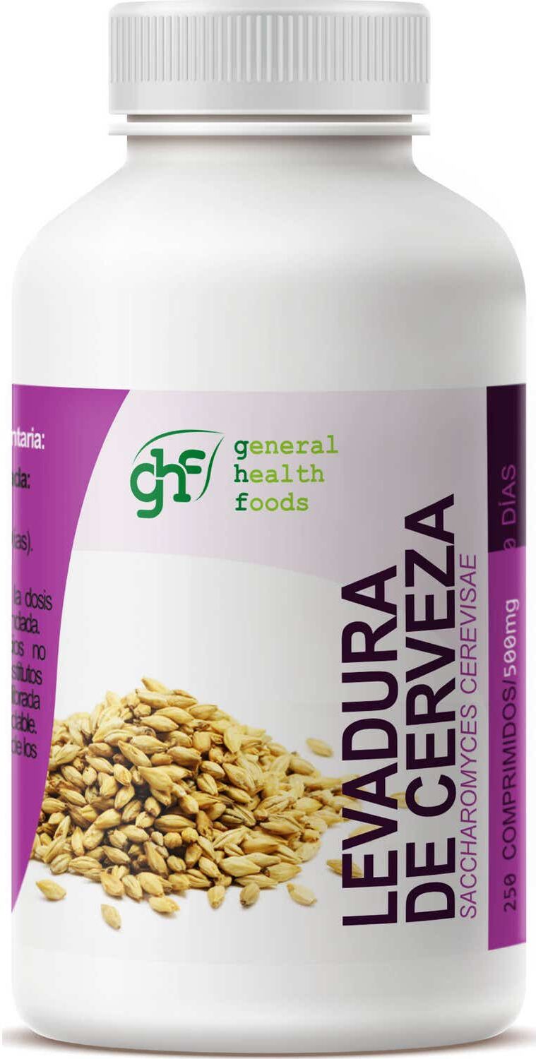 GHF levadura de cerveza 500 mg 250 comp