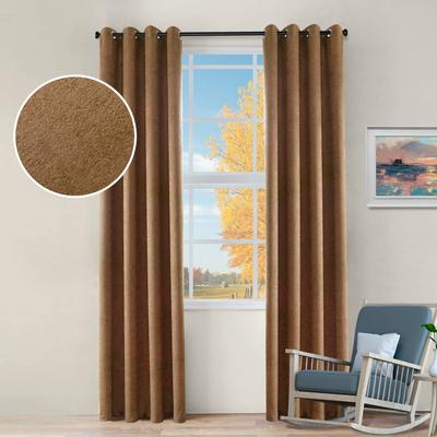 Superior Senna Room Darkening Textured Window Curtain Panels, Set of 2 - Machine Washable Window Coverings