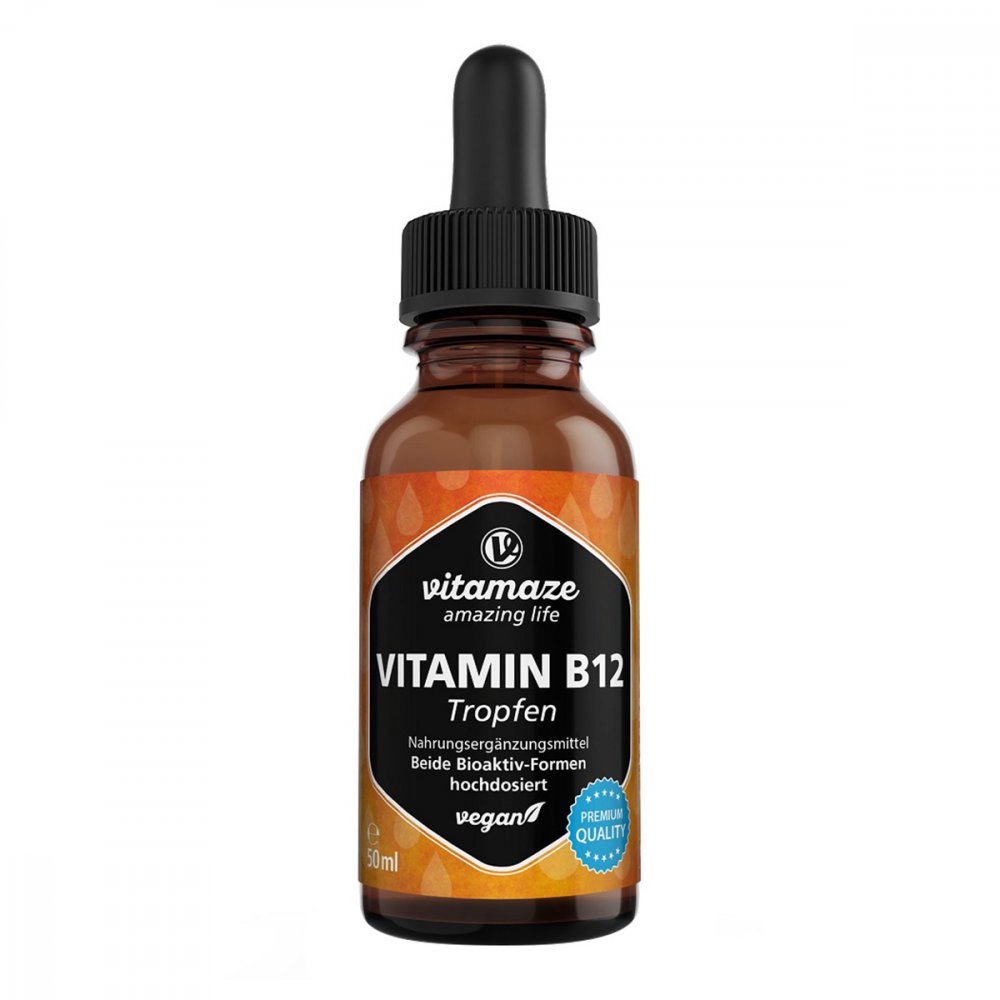 Vitamaze GmbH Vitamin B12 100 Μg Hochdosiert Vegan Tropfen 16819280