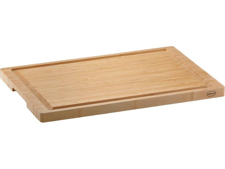 Schneidebrett RÖSLE BASIC LINE , braun (bambusfarben), B:26cm H:2,6cm L:39cm, Bambus, Schneidebretter, Schneidebrett, 39 x 26 cm, Echtholz