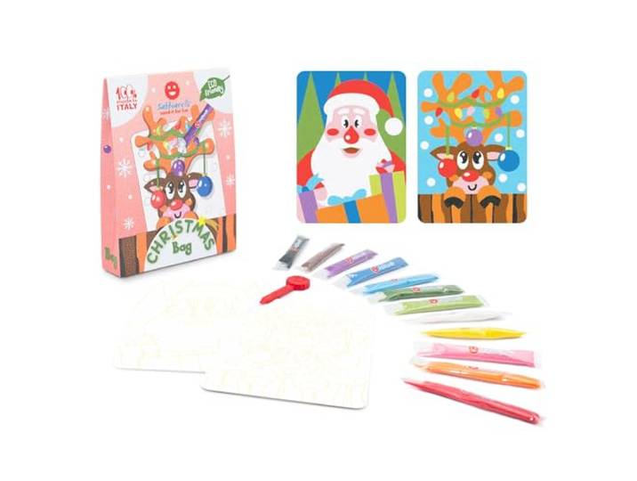 Sabbiarelli – Bag Christmas Mini Sand Art-kit voor Kerstmis