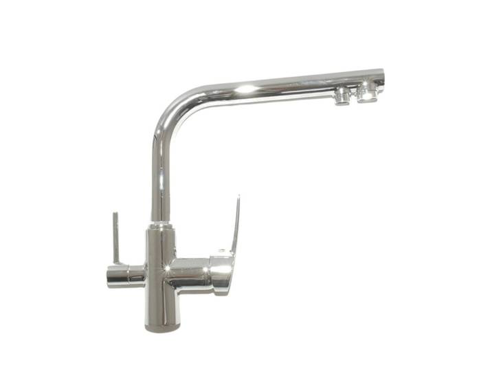 YESET Küchenarmatur 3 Wege Wasserhahn für Osmose Wasserfilter Anlage YS77 Form: hoher Bogen