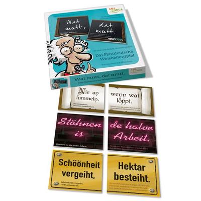 Wat mutt, dat mutt - Das Plattdeutsche Weisheitenspiel