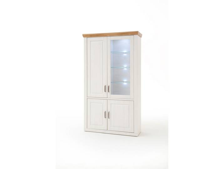 Vitrine BRIXEN 118 x 40 x 210 cm Pinie Aurelio/Grandson Oak Dekor