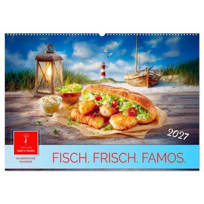 Fisch. Frisch. Famos. (Wandkalender 2027 DIN A2 quer), CALVENDO Monatskalender