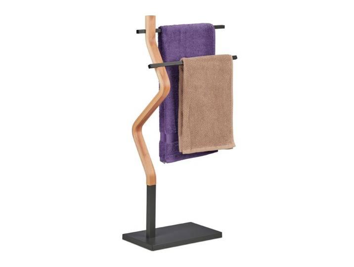 Relaxdays Handtuchständer mit geknicktem Design