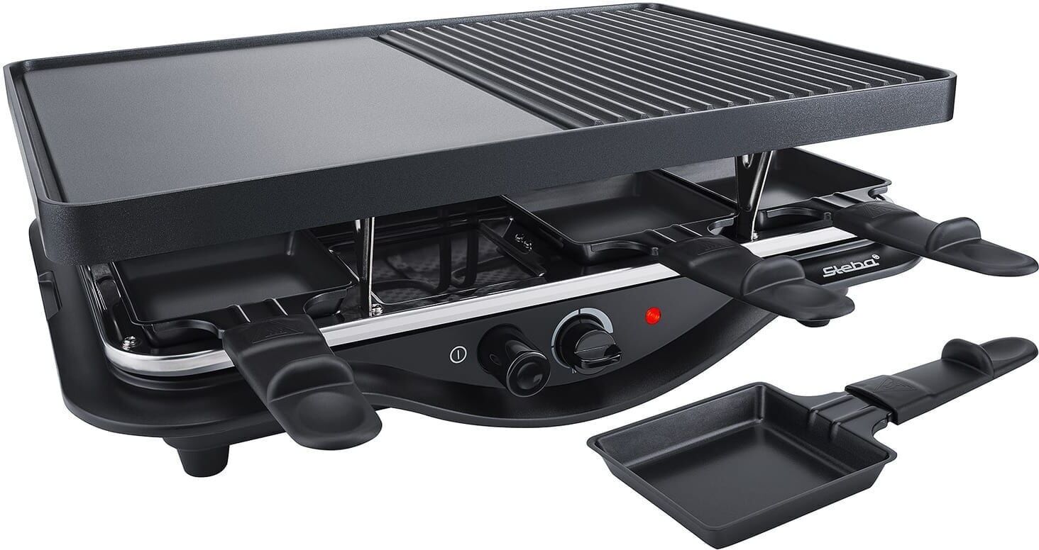 Steba Raclette RC 28   schwarz/silber - Refurbished
