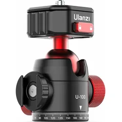 Ulanzi Head Ball (Kugelkopf), Stativkopf, Rot, Schwarz