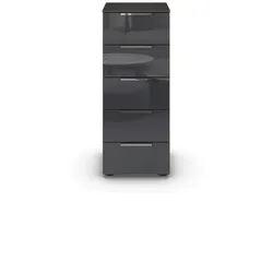 Kommode Flipp Glas Basalt