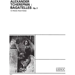 Bagatelles op.5 pour piano, Fachbücher von Alexander Tcherepnin