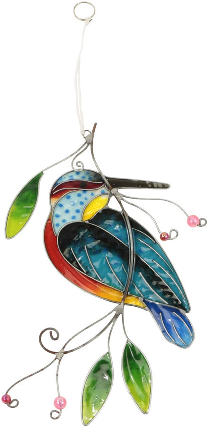 Mobiel resin vogel blauw voor volwassenen
