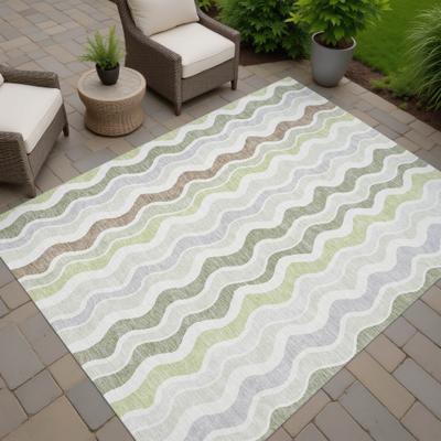 Addison Rugs Machine Washable Indoor/ Outdoor Funky Stripe Chantille Rug