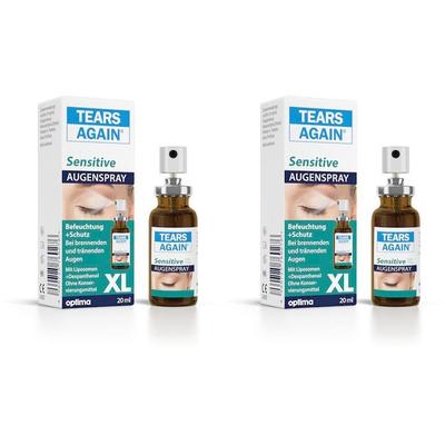 Tears Again Sensitive XL Augenspray 2x 2x1x20 ml Spray