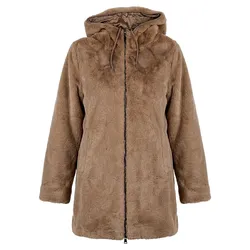 Lange Wende-Jacke Betty Barclay braun, 38