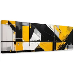 LEINWANDBILD 3D und geometrisch 120x40cm