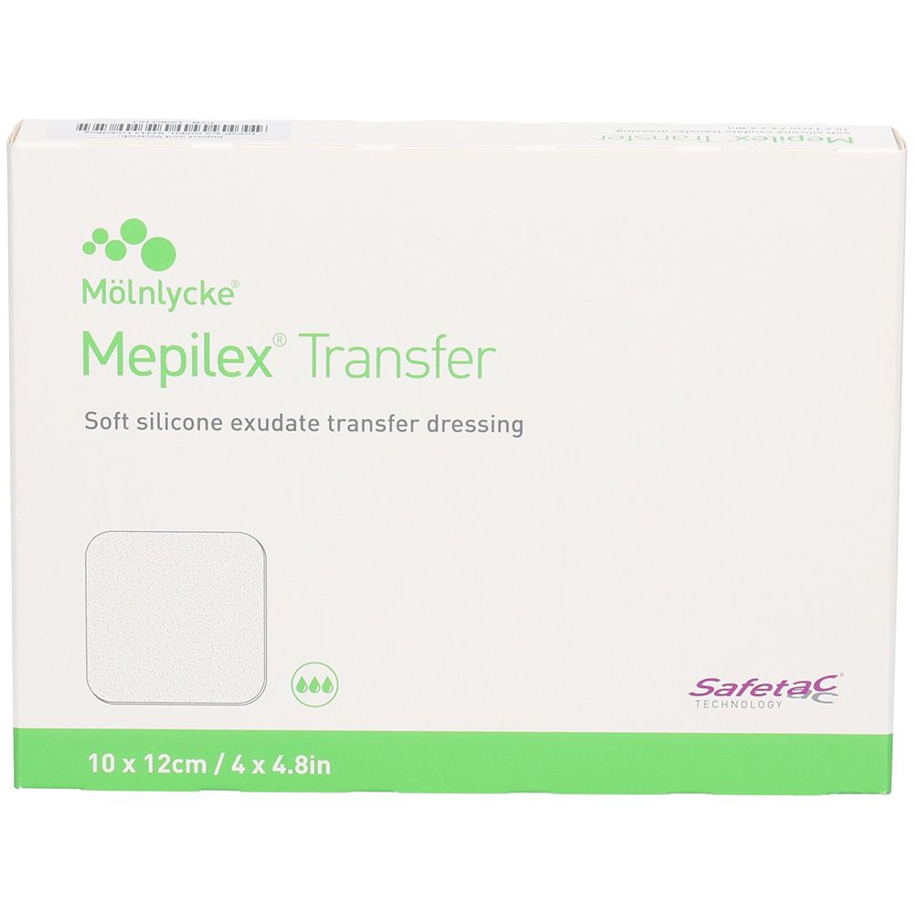 Mepilex Transfer Schaumverband 10x12 cm steril 10 St Verband