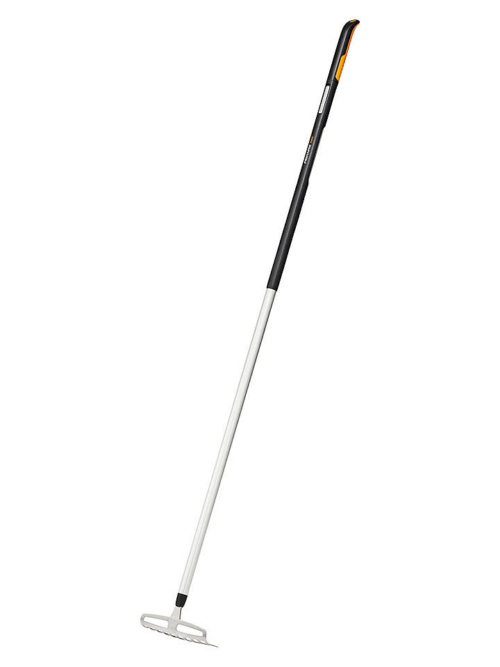 Fiskars Rosenrechen "X-series" in Schwarz/ Silber - onesize