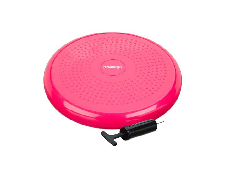 Balance Kissen 33cm mit Luftpumpe Pink