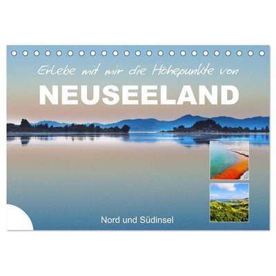 Erlebe mit mir die Höhepunkte von Neuseeland (Tischkalender 2027 DIN A5 quer), CALVENDO Monatskalender
