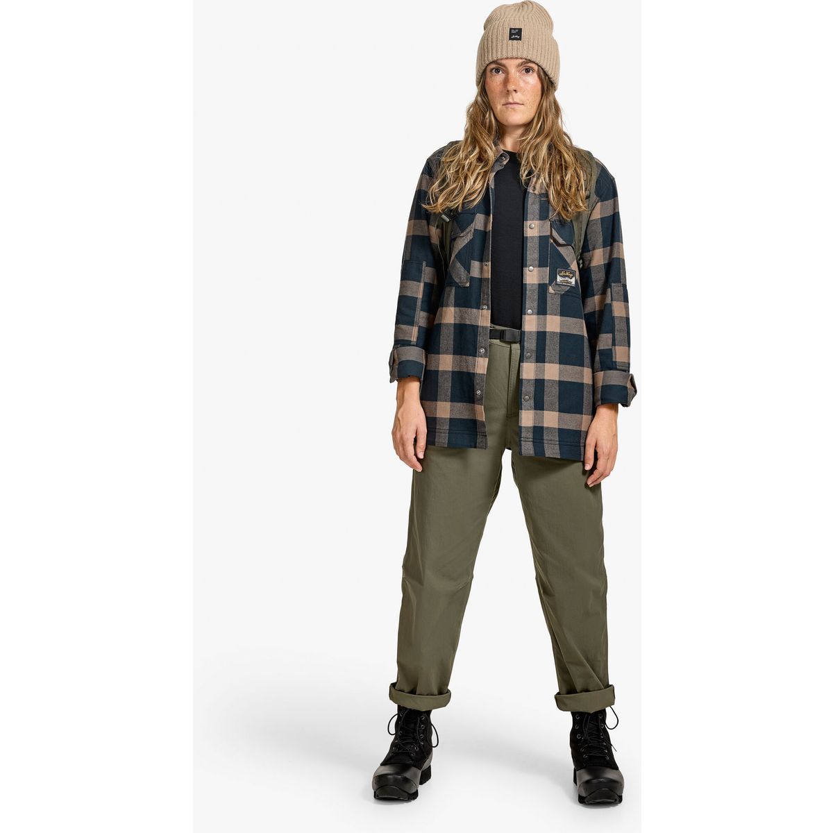 Lundhags Järpen Lumberjack Shirt black/brown clay (10308) S 44010-26-10308-S