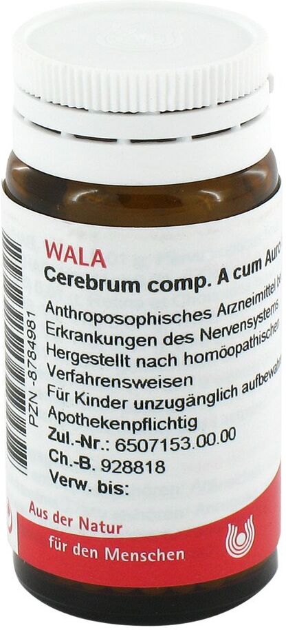 Wala Cerebrum Comp. A cum Auro compositus Globuli