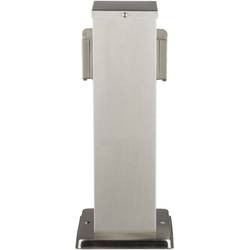 Heitronic 35460 Gartensteckdose Edelstahl erhöhter Berührungsschutz