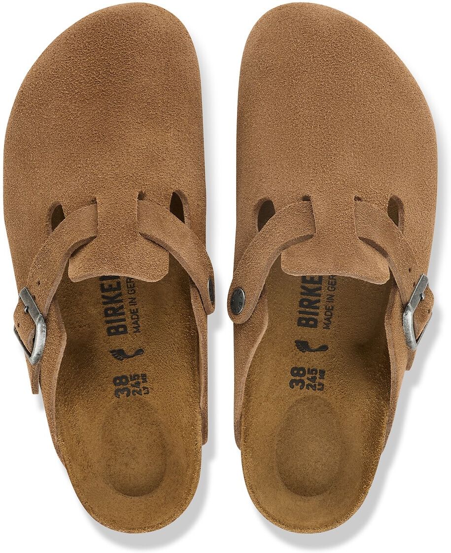 BIRKENSTOCK Sabots en cuir suédé, BOSTON