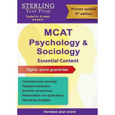 Sterling Test Prep MCAT Psychology & Sociology, Taschenbuch von Sterling Test Prep, Sterling Education