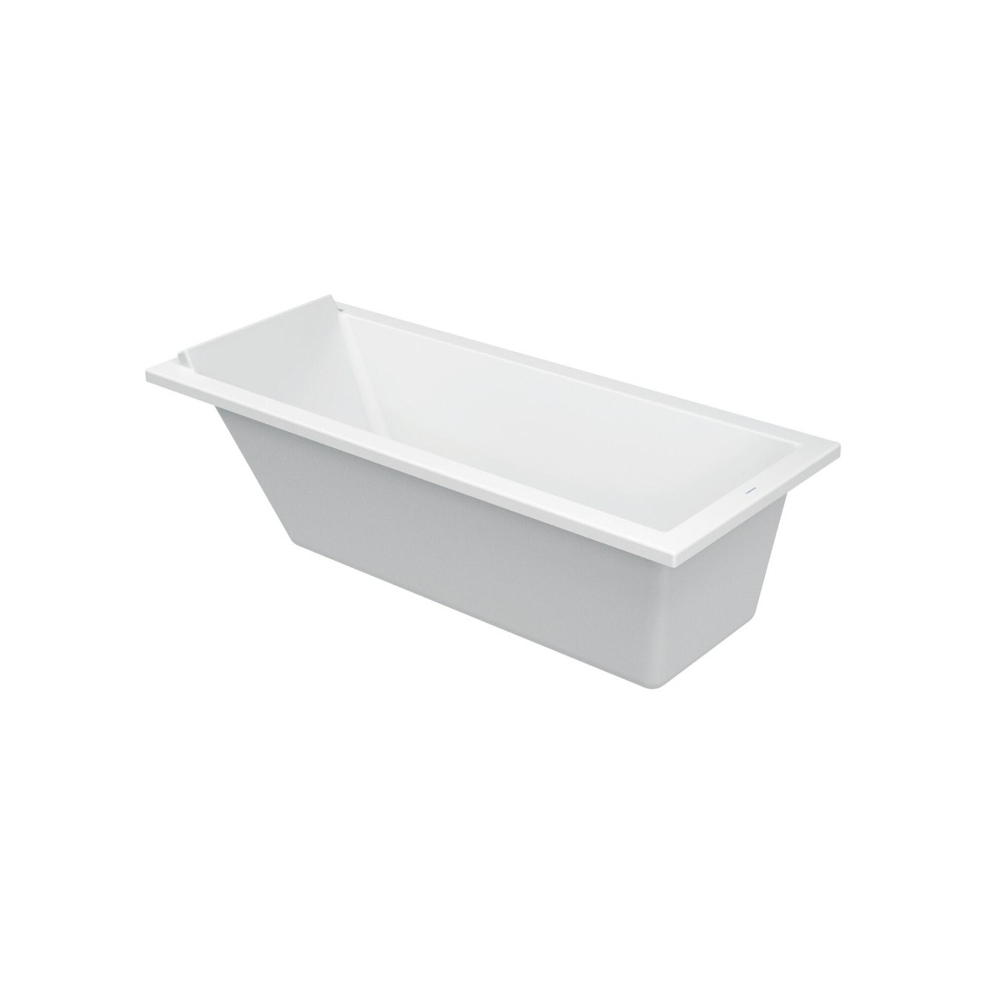Duravit Rechteck-Badewanne Starck 170x70x46cm, EB-Version, 1 RS, weiß (700334000000000)
