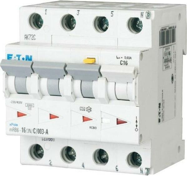 Eaton FI/LS-combinatieschakelaar MRB6-16/3N/B/01-A