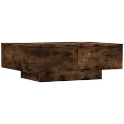 vidaXL Couchtisch Räuchereiche 90x60x31 cm Holzwerkstoff