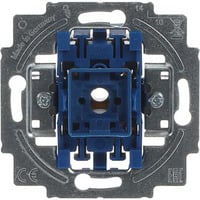 Wechselschalter-Einsatz 230 Volt 10 Ampere Typ 2000/6 US Unterputz mit Steckklemme blau, Retail