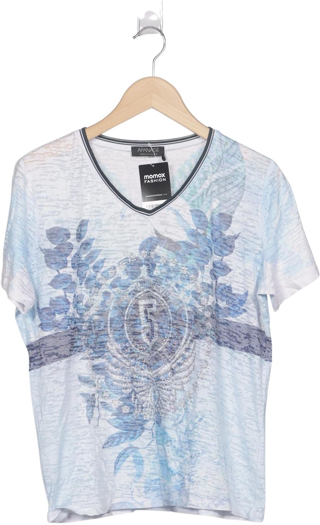 Apanage Damen T-Shirt, Mehrfarbig, Gr. L, kein / Etikett - Second Hand