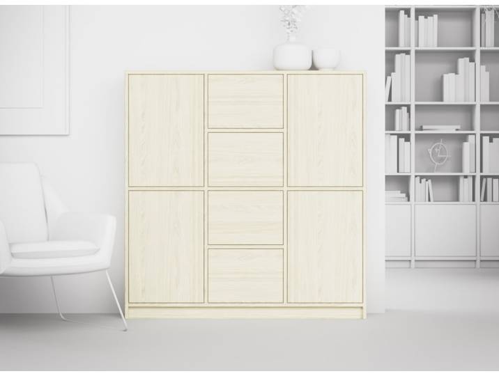 Bibliothèque en bois sur mesure Chêne Blanc huilé