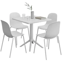 Gartenmöbel-Set Nerra mit 4 Stühlen