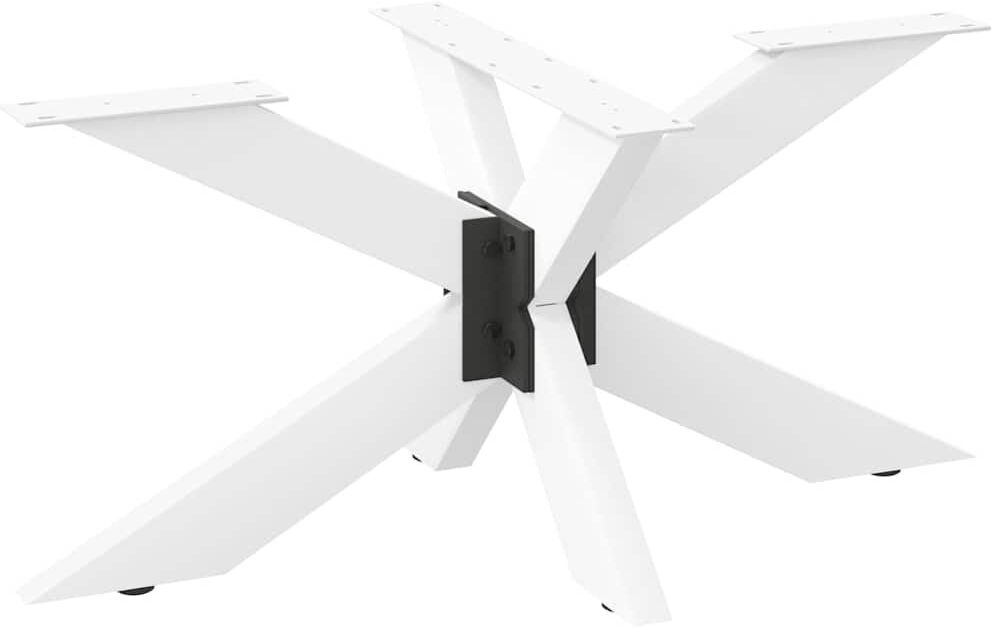 George Oliver Table Leg White 43cm H x 98cm W x 58cm D