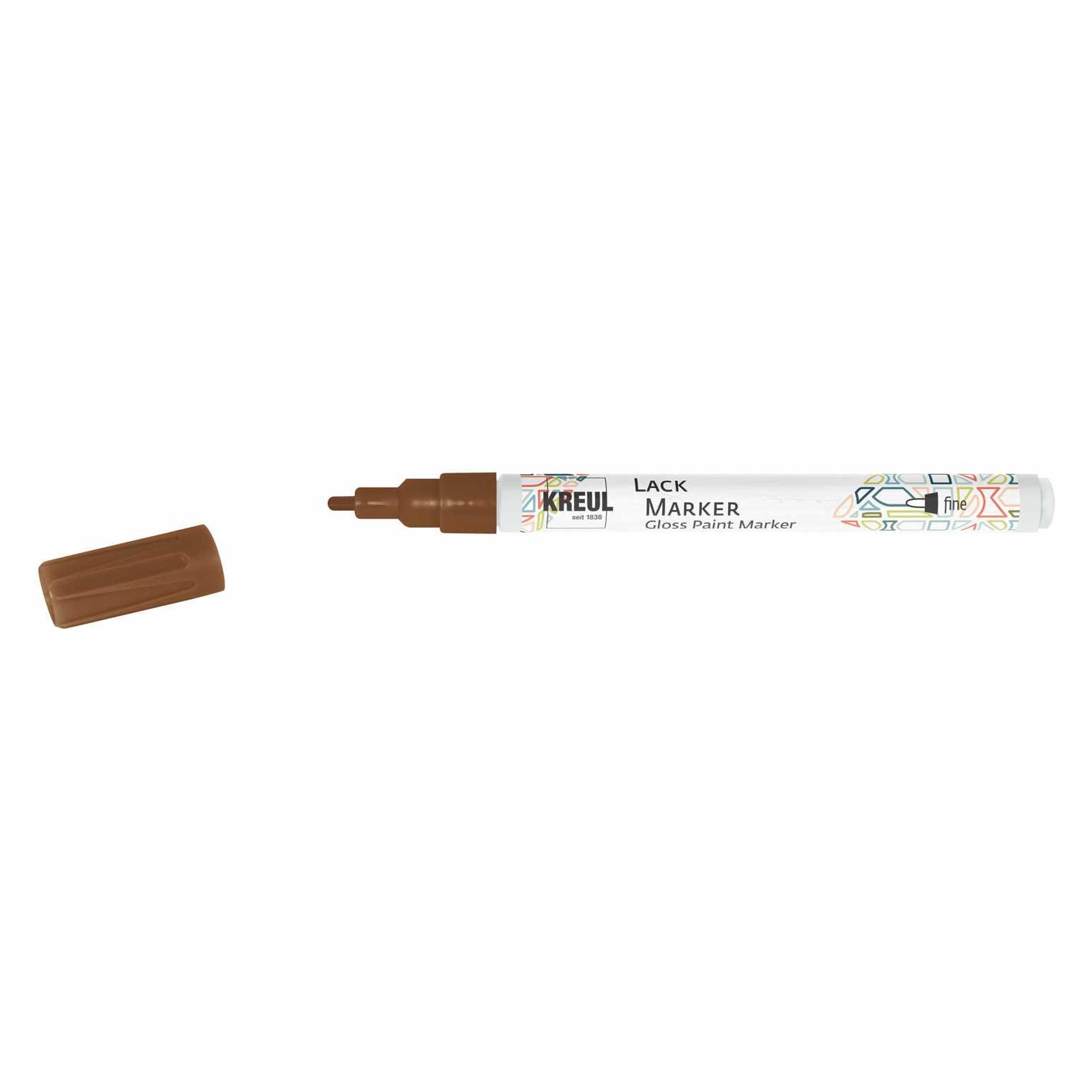 Kreul Lackmarker "Gloss Paint Marker", fine, kupfer (1x) (47222)