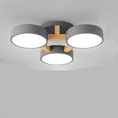 3-Licht nordischen Wohnzimmer Lampe Esszimmer Lampe moderne Flur Lampe führte kreative Persönlichkeit Schlafzimmer Lampe Holz Deckenleuchte