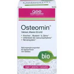 Gse Osteomin Bio Calcium Vitamin D3 + K2 Tabletten 320 ST