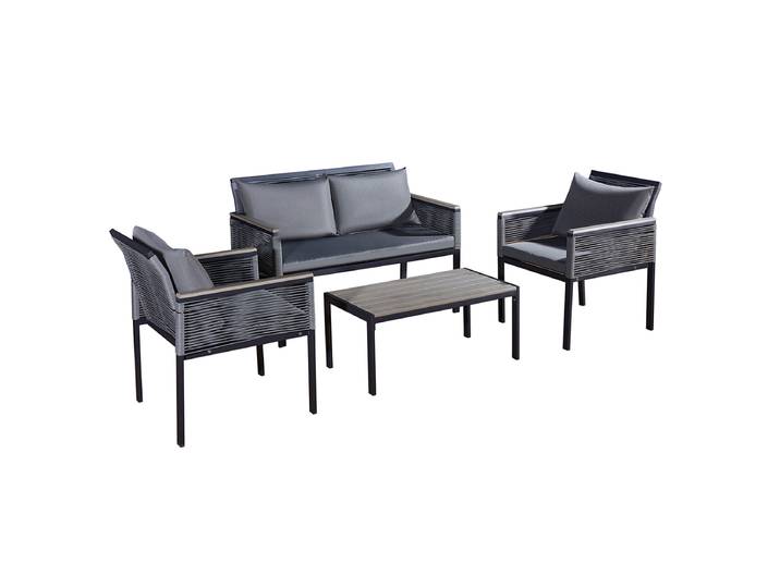 Salon De Jardin 4 Personnes Porto Gris
