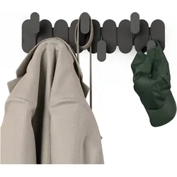 Umbra, Kleiderhaken + Wandgarderobe, Tempo 6 Hook Black
