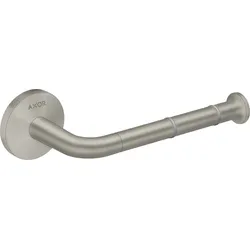 hansgrohe AXOR UNIVERSAL Circular Toilettenpapierhalter, 42856800, Farbe: Stainless Steel Optic
