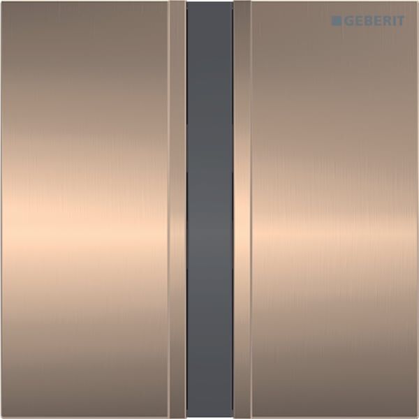 Geberit infrarouge Urinal control Typ 50 116026QB1 secteur, chasse d'eau électronique, brossé / or rose