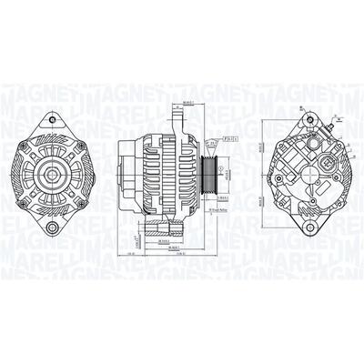 MAGNETI MARELLI Generator 063736439010 für Suzuki MITSUBISHI