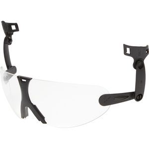 3M 3M Schutzbrille integrierbar, klar, für Schutzhelme  Peltor, schwarz