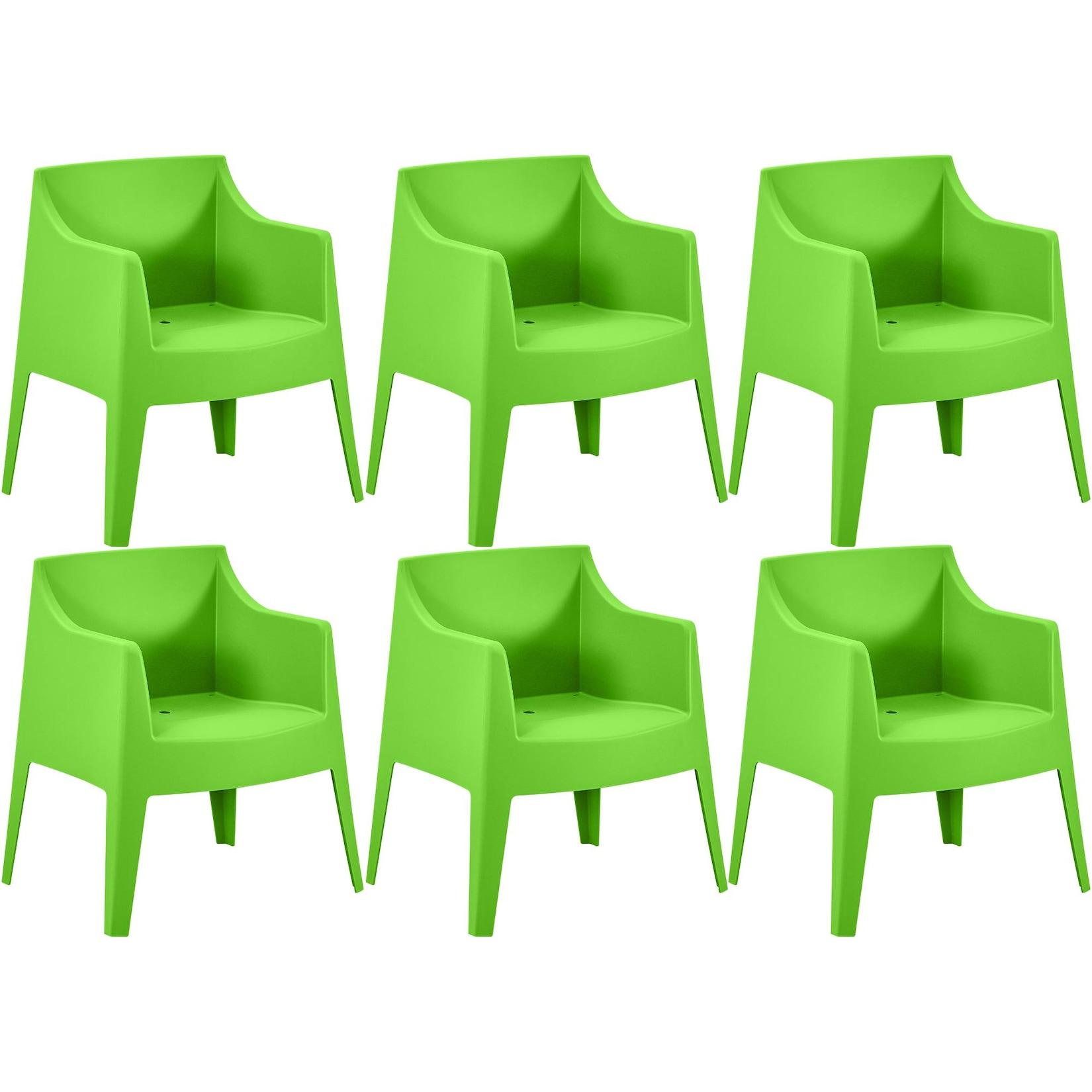 CLP 6er Set Stühle Bartal Farbe: grün