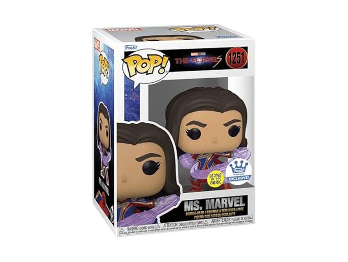 Funko Pop! Marvel: Ms. Marvel in vechthouding *Glow in The Dark Shop Exclusief