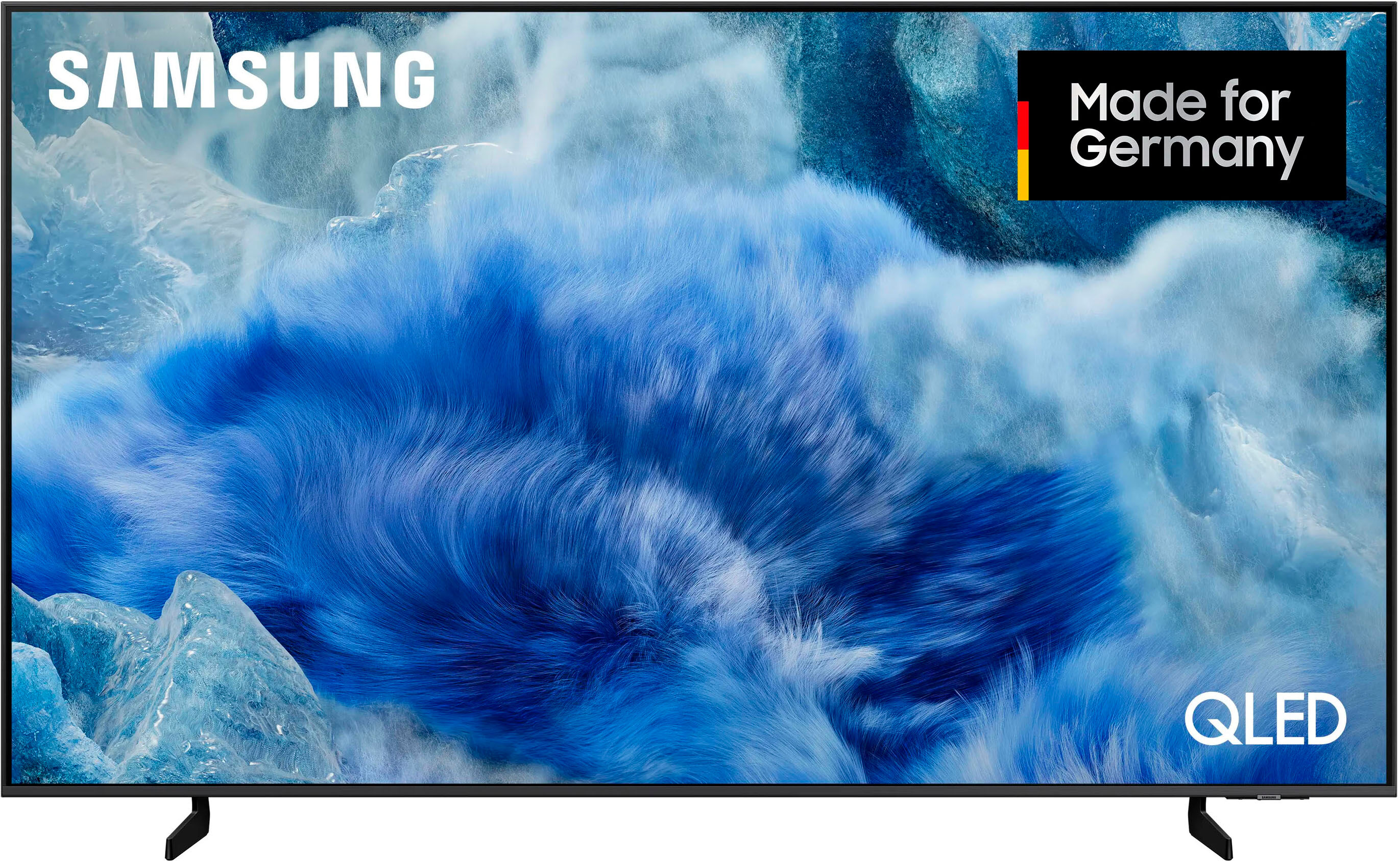 Samsung QLED-Fernseher "GQ55Q8FAAU QLED-Fernseher", Energieeffizienz: E, schwarz, 55, Fernseher, Quantum HDR+, Knox Security, Art Store, 3D Sound, Gaming Hub, AI TV, QLED-Fernseher