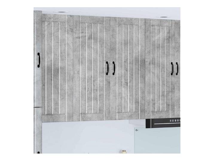 vidaXL Sideboard, Küchenschrank Beton Grau 80 x 31 x 100 cm Holzwerkstoff